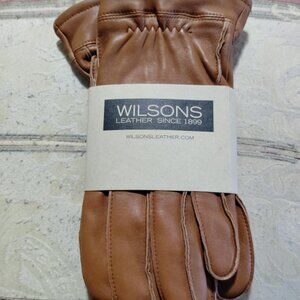 Wilsons Mens Leather Lined Gloves Size Large